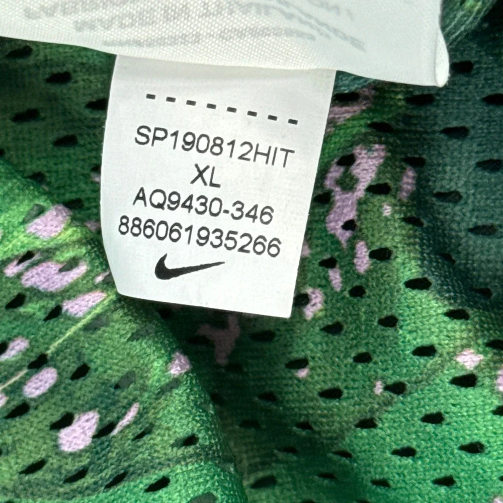Nike Sportswear Hoopfly Jacket Youth XL Green Pink Bomber AQ9430-346